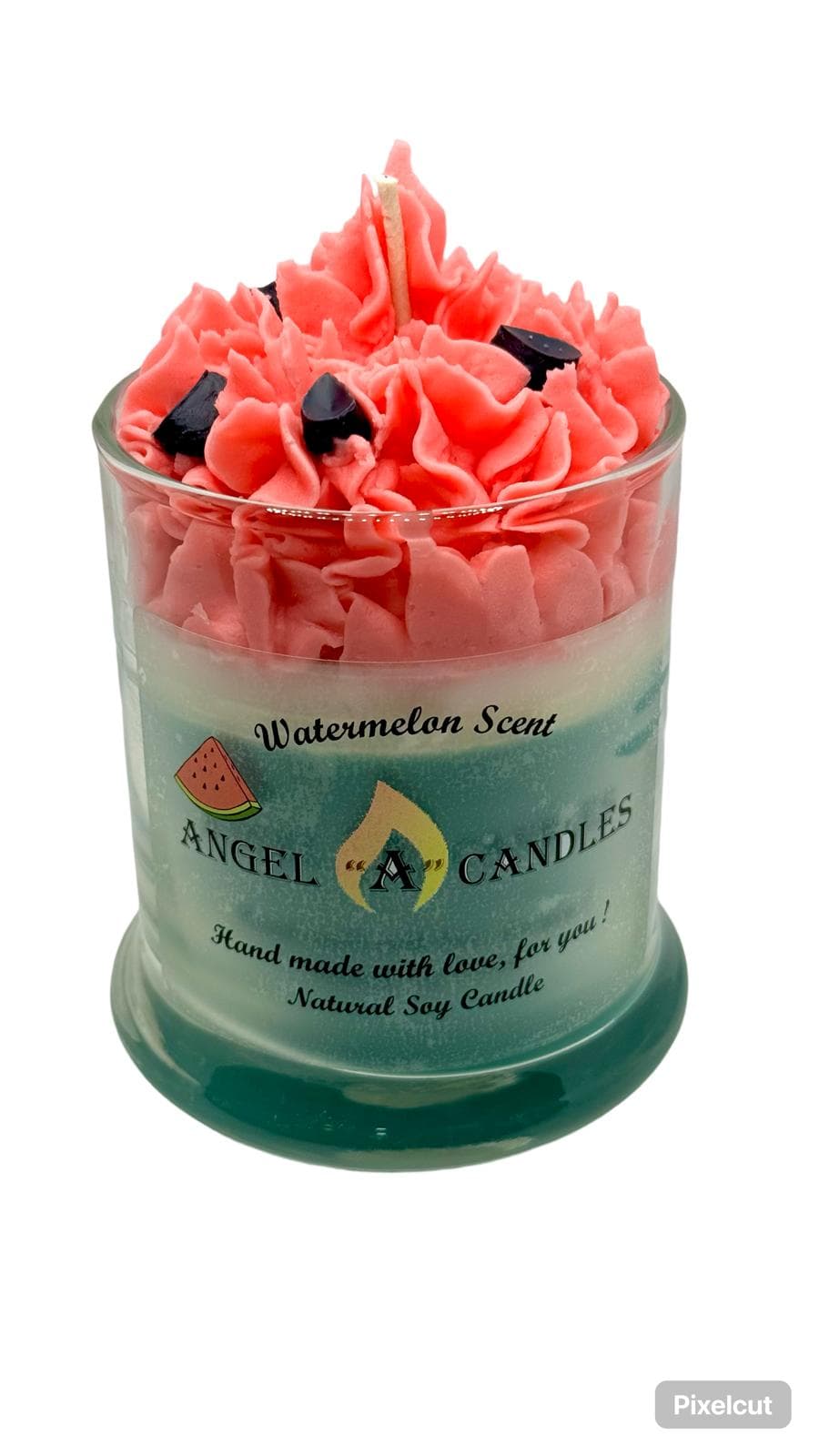 Angel A Candles Watermelon Scent Natural Soy Candle