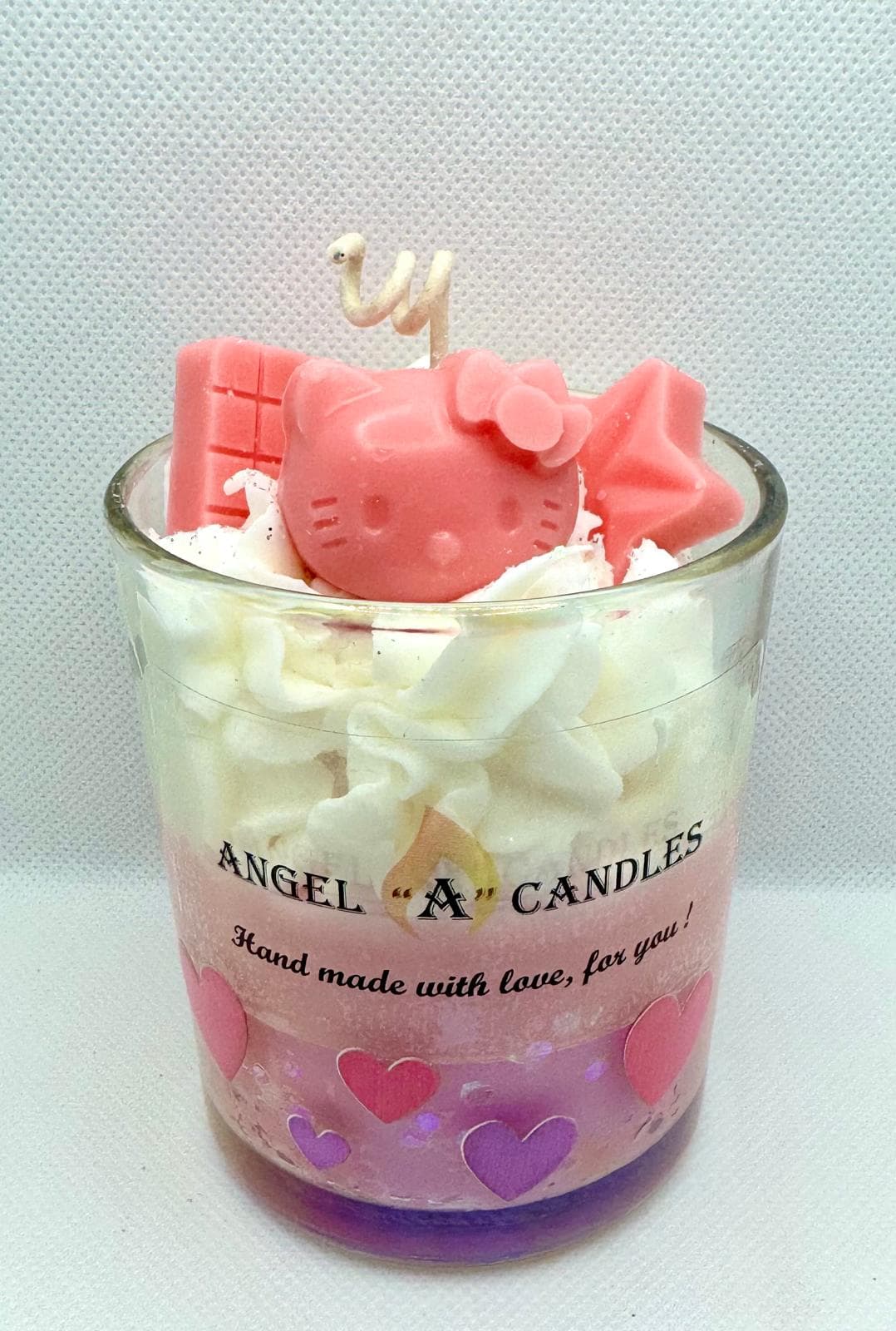 Angel “A” Candles Hello Kitty Dessert Candle in Glass