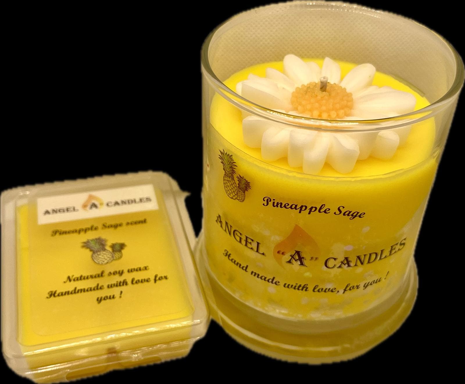 Angel A Candles Pineapple Sage scented candle
